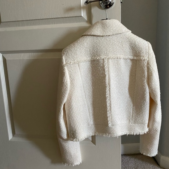 Mango MNG tweed crop jacket xs - Picture 4 of 4